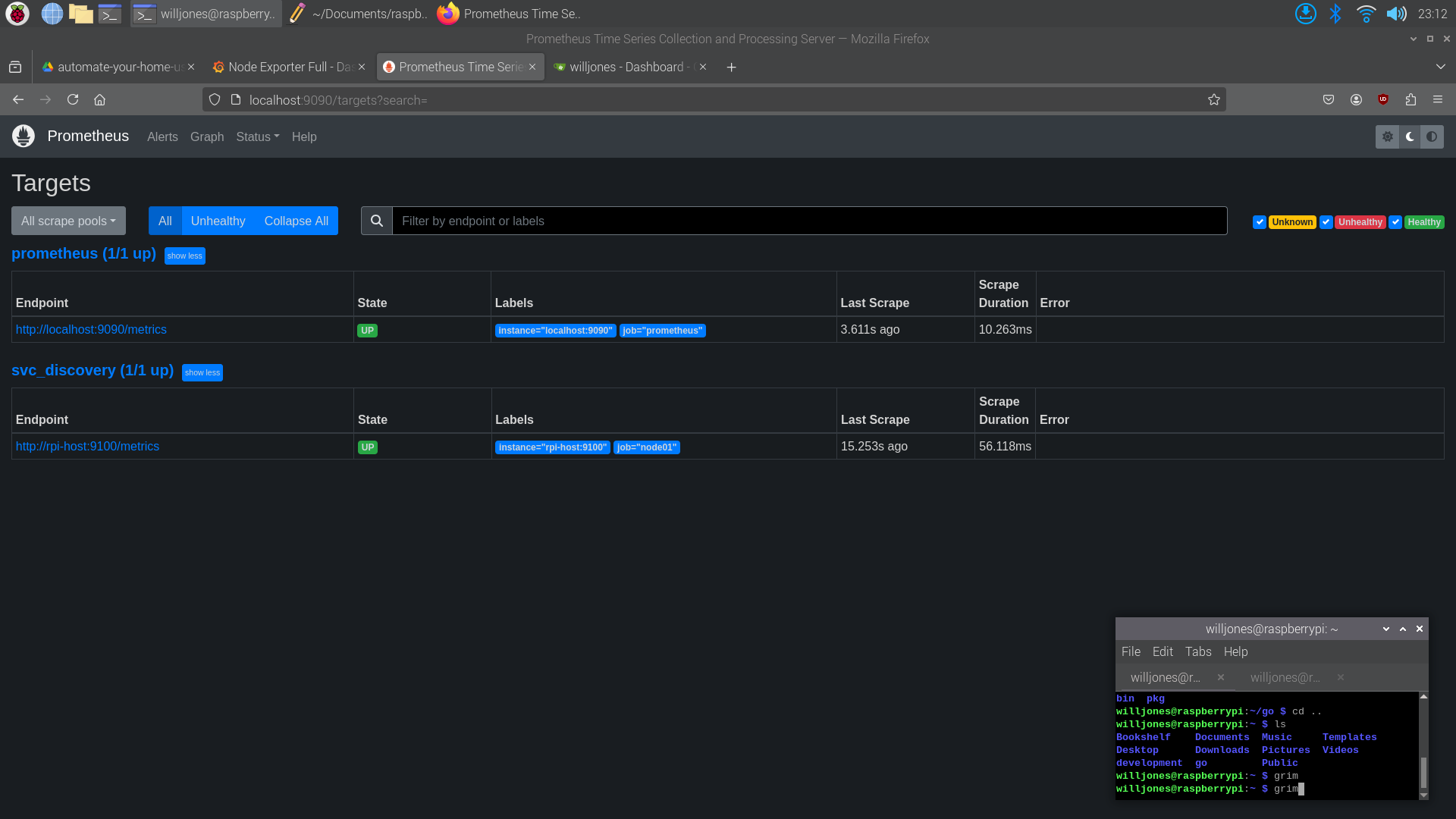 Prometheus Dashboard Prometheus Dashboard