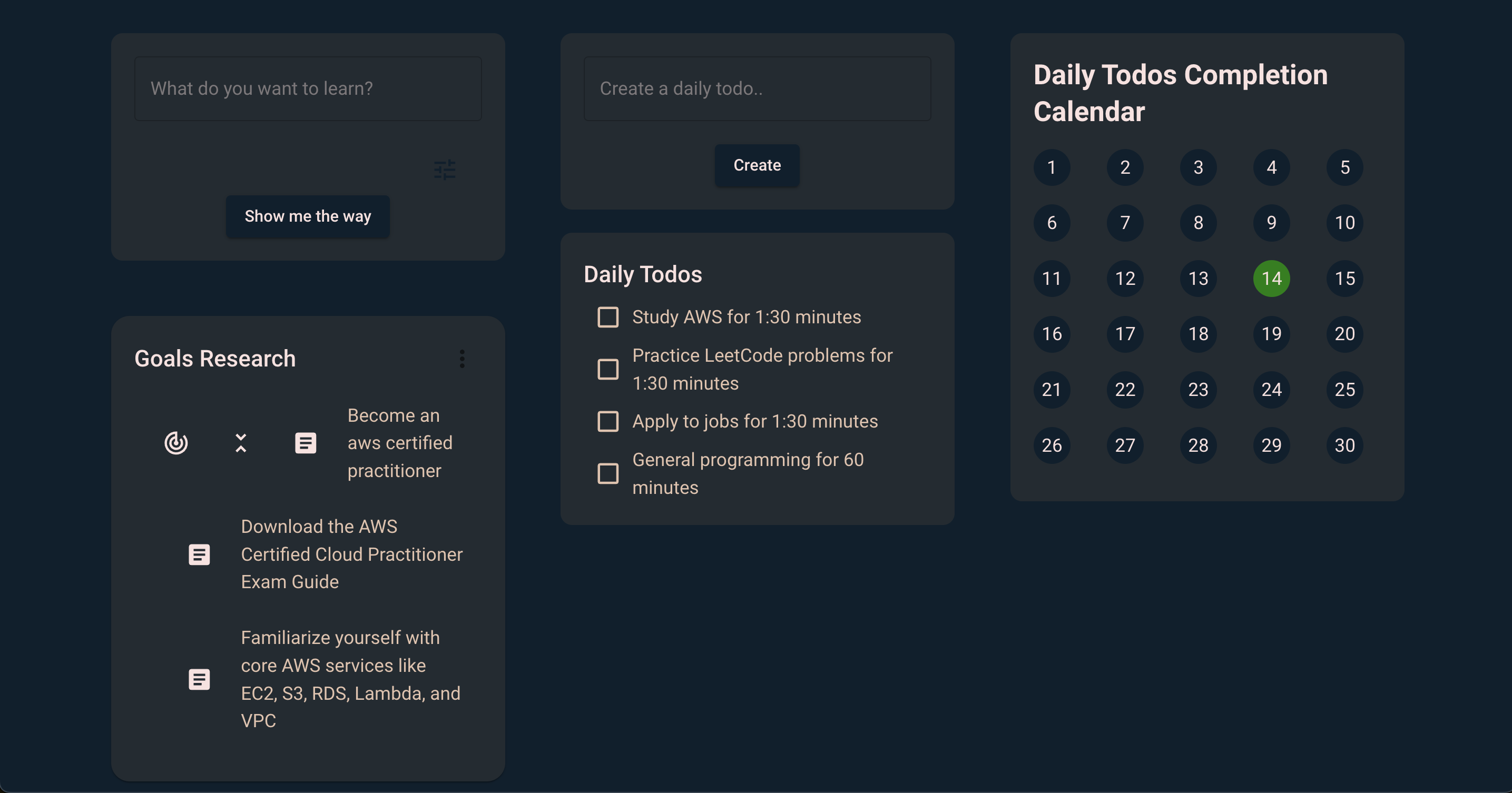 dashboard web app ui